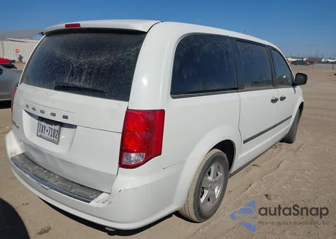 2013 Dodge Grand Caravan American Value Pkg from USA, damaged, VIN 2C4RDGBG6DR562303